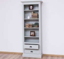 Biblioteca cu 2 sertare, etajera deschisa de la Studio Szel PS455 - Culoare_P077 - VOPSIT