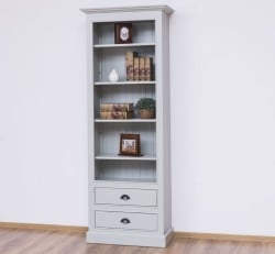 Biblioteca cu 2 sertare, etajera deschisa de la Studio Szel PS455 - Culoare_P077 - VOPSIT
