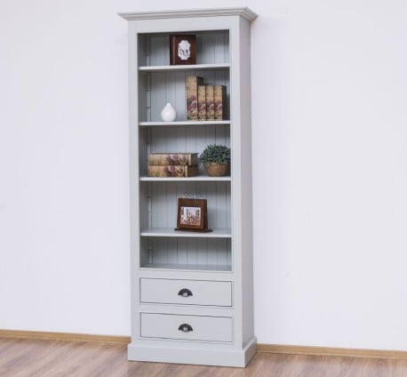 Biblioteca cu 2 sertare, etajera deschisa de la Studio Szel PS455 - Culoare_P077 - VOPSIT