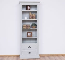 Biblioteca cu 2 sertare, etajera deschisa de la Studio Szel PS455 - Culoare_P077 - VOPSIT