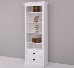 Biblioteca cu 2 sertare, etajera deschisa de la Studio Szel PS455 - Culoare_P004 - VOPSIT