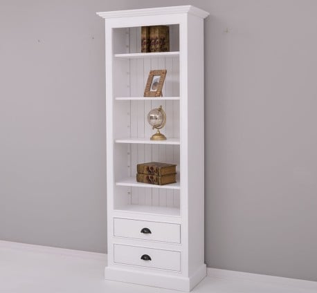 Biblioteca cu 2 sertare, etajera deschisa de la Studio Szel PS455 - Culoare_P004 - VOPSIT