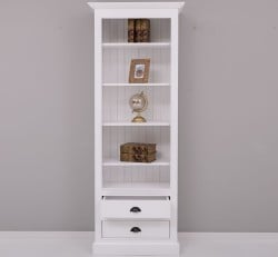 Biblioteca cu 2 sertare, etajera deschisa de la Studio Szel PS455 - Culoare_P004 - VOPSIT