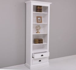Biblioteca cu 2 sertare, etajera deschisa de la Studio Szel PS455 - Culoare_P004 - VOPSIT
