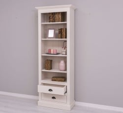 Biblioteca cu 2 sertare, etajera deschisa de la Studio Szel PS455 - Culoare_P015 - VOPSIT