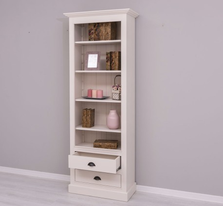 Biblioteca cu 2 sertare, etajera deschisa de la Studio Szel PS455 - Culoare_P015 - VOPSIT