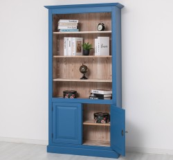 Biblioteca cu 2 usi de la Studio Szel PS109 - Culoare Ext._P045 / Culoare Int._P071 - DUBLU COLOR