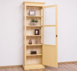 Vitrina cu 1 usa de la Studio Szel PS163 - Culoare Ext_P050 / Culoare Int._Nefinisat - VOPSIT
