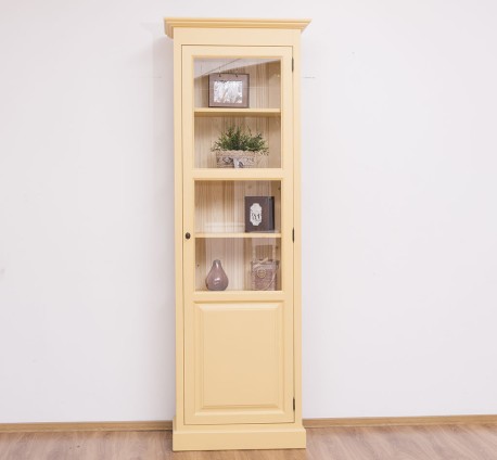 Vitrina cu 1 usa de la Studio Szel PS163 - Culoare Ext_P050 / Culoare Int._Nefinisat - VOPSIT