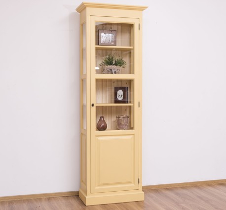 Vitrina cu 1 usa de la Studio Szel PS163 - Culoare Ext_P050 / Culoare Int._Nefinisat - VOPSIT
