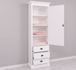 Dulap cu 1 usa mare, 3 sertare de la Studio Szel PS479 - Culoare_P004 - VOPSIT