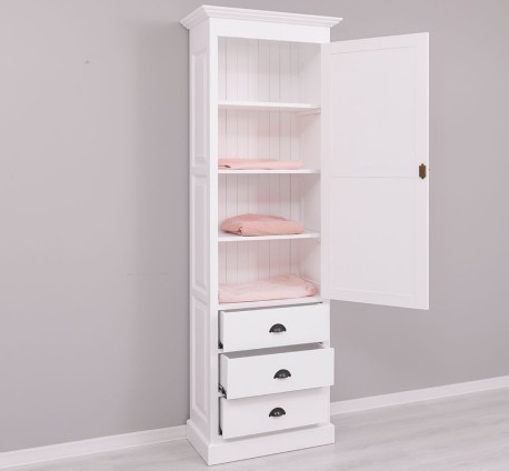 Dulap cu 1 usa mare, 3 sertare de la Studio Szel PS479 - Culoare_P004 - VOPSIT