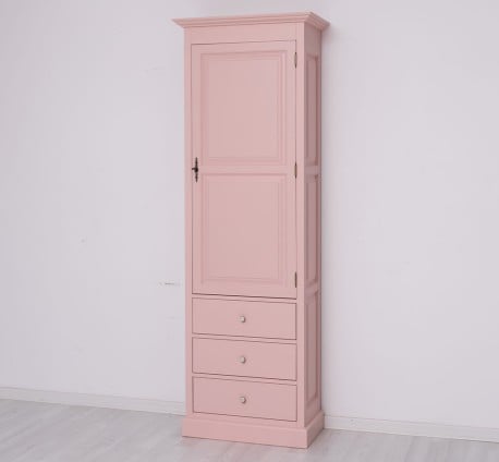 Dulap cu 1 usa mare, 3 sertare de la Studio Szel PS479 - Culoare_P043 - VOPSIT
