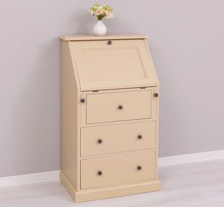 Mobilier mic cu blat masa incorporat de la Studio Szel PS120 - Culoare_P032A - VOPSIT ANTICHIZAT