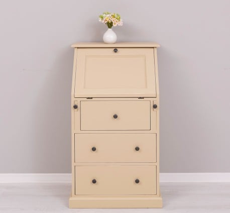 Mobilier mic cu blat masa incorporat de la Studio Szel PS120 - Culoare_P032A - VOPSIT ANTICHIZAT