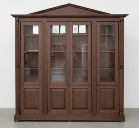 Biblioteca cu 4 usi - Culoare_P081 - LACUIT & VOPSIT