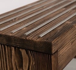 Bancheta cu profil metalic - SPEC21659 - Culoare_P064 – PERIAT ADANC