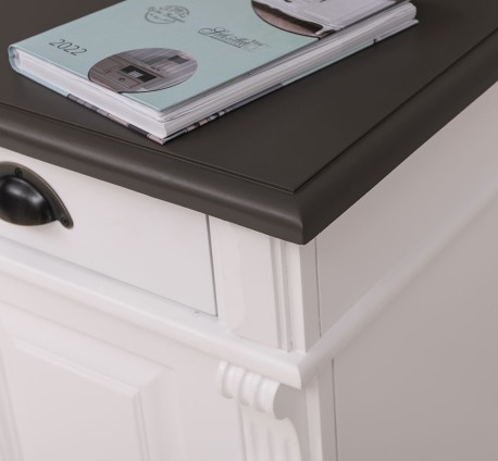 Birou cu spate inchis, Colectia Directoire de la Studio Szel PS605 - Culoare Top_P022 - Culoare Corp_P004 - DUBLU COLOR