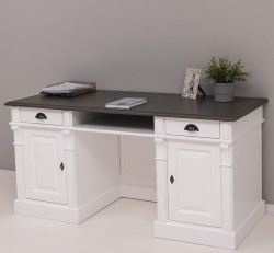Birou cu spate inchis, Colectia Directoire de la Studio Szel PS605 - Culoare Top_P022 - Culoare Corp_P004 - DUBLU COLOR