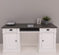 Birou cu spate inchis, Colectia Directoire de la Studio Szel PS605 - Culoare Top_P022 - Culoare Corp_P004 - DUBLU COLOR