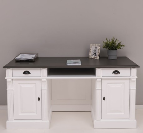 Birou cu spate inchis, Colectia Directoire de la Studio Szel PS605 - Culoare Top_P022 - Culoare Corp_P004 - DUBLU COLOR