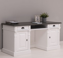 Birou cu spate inchis, Colectia Directoire de la Studio Szel PS605 - Culoare Top_P022 - Culoare Corp_P004 - DUBLU COLOR