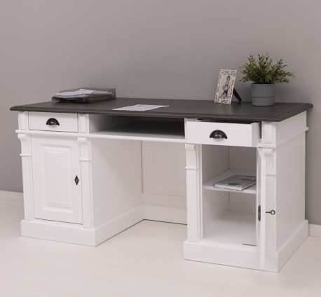 Birou cu spate inchis, Colectia Directoire de la Studio Szel PS605 - Culoare Top_P022 - Culoare Corp_P004 - DUBLU COLOR
