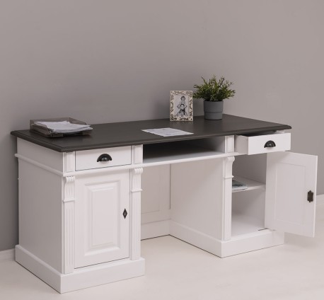 Birou cu spate inchis, Colectia Directoire de la Studio Szel PS605 - Culoare Top_P022 - Culoare Corp_P004 - DUBLU COLOR