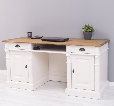 Birou cu spate inchis, Colectia Directoire de la Studio Szel PS605 - Culoare Top_P001 - Culoare Corp_P015 - DUBLU COLOR