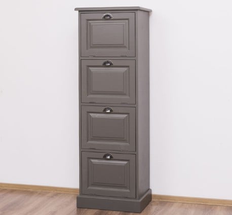 Comoda ingusta cu 4 usi rabatabile de la Studio Szel PS13 - Culoare Corp_P022 - VOPSIT