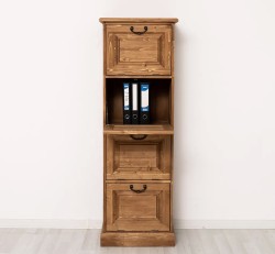 Comoda ingusta cu 4 usi rabatabile de la Studio Szel PS13 - Culoare_P001- CERUIT