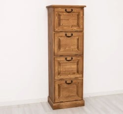 Comoda ingusta cu 4 usi rabatabile de la Studio Szel PS13 - Culoare_P001- CERUIT
