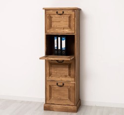 Comoda ingusta cu 4 usi rabatabile de la Studio Szel PS13 - Culoare_P001- CERUIT