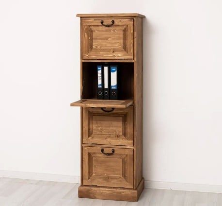 Comoda ingusta cu 4 usi rabatabile de la Studio Szel PS13 - Culoare_P001- CERUIT