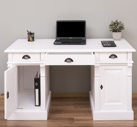 Birou cu 2 usi si 3 sertare, Colectia Directoire de la Studio Szel PS115 - Culoare_P004 - VOPSIT