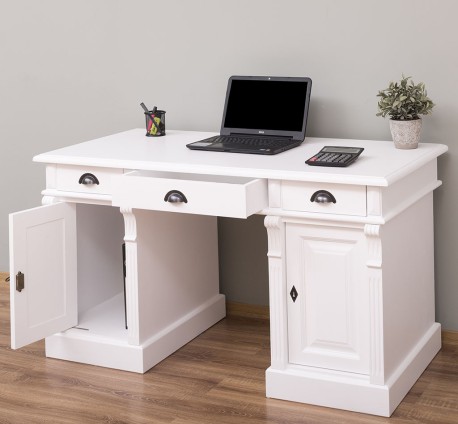 Birou cu 2 usi si 3 sertare, Colectia Directoire de la Studio Szel PS115 - Culoare_P004 - VOPSIT