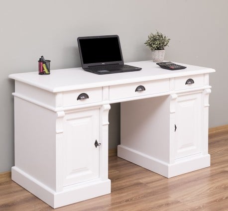 Birou cu 2 usi si 3 sertare, Colectia Directoire de la Studio Szel PS115 - Culoare_P004 - VOPSIT
