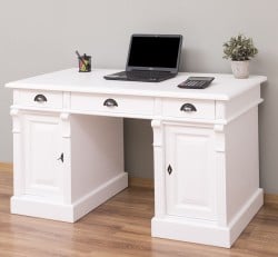 Birou cu 2 usi si 3 sertare, Colectia Directoire de la Studio Szel PS115 - Culoare_P004 - VOPSIT
