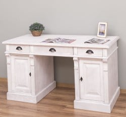 Birou cu 2 usi si 3 sertare, Colectia Directoire de la Studio Szel PS115 - Culoare_P080 - PERIAT ADANC