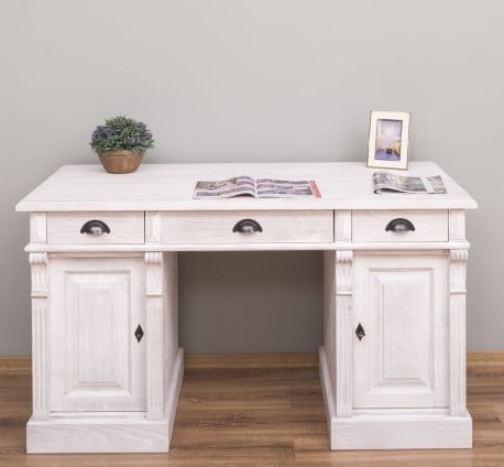 Birou cu 2 usi si 3 sertare, Colectia Directoire de la Studio Szel PS115 - Culoare_P080 - PERIAT ADANC