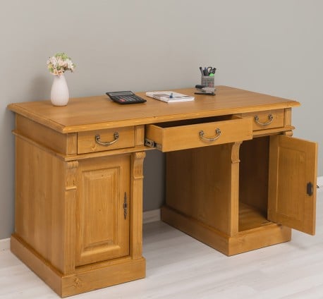 Birou cu 2 usi si 3 sertare, Colectia Directoire de la Studio Szel PS115 - Culoare_P082 - LACUIT & VOPSIT