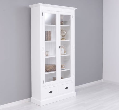 Vitrina cu 2 usi mari, 2 sertare de la Studio Szel PS359 - Culoare_P004 - VOPSIT