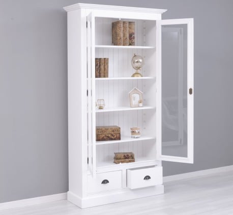 Vitrina cu 2 usi mari, 2 sertare de la Studio Szel PS359 - Culoare_P004 - VOPSIT