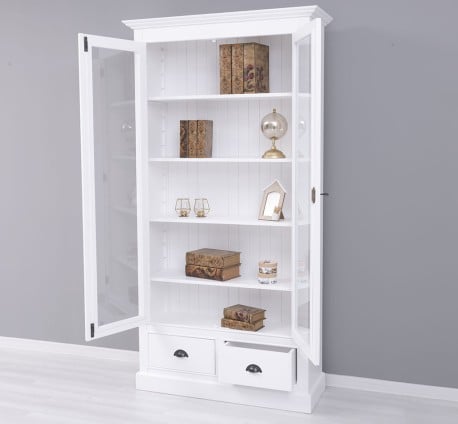 Vitrina cu 2 usi mari, 2 sertare de la Studio Szel PS359 - Culoare_P004 - VOPSIT