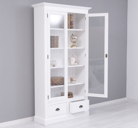 Vitrina cu 2 usi mari, 2 sertare de la Studio Szel PS359 - Culoare_P004 - VOPSIT