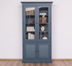 Vitrina cu 2 usi + 2 usi sticla, Colectia Shutter de la Studio Szel PS573 - Culoare_P051 - VOPSIT