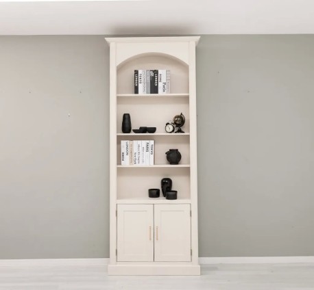Biblioteca Arcada din lemn masiv – Stil clasic elegant | Studio Szel