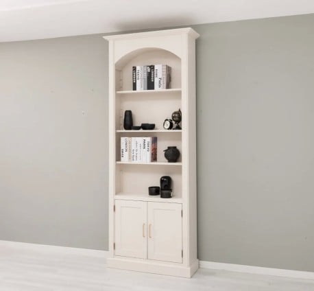 Biblioteca Arcada din lemn masiv – Stil clasic elegant | Studio Szel