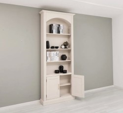 Biblioteca Arcada din lemn masiv – Stil clasic elegant | Studio Szel