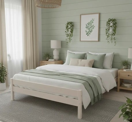 Pat simplu cu dim. 140x200 - 80x200 - PS813-Culoare - P039 - VOPSIT